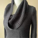 Divided | Black Cowl Neck Mini Sweater Dress Sz EU 40 Photo 1