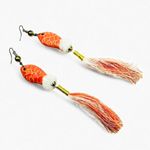 ★ Unique Fish Tassel handmade earrings Photo 0