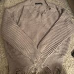 Zaful purple ripped sweater Photo 0