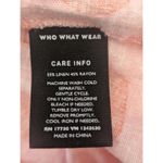 Who What Wear Pink Polka Dot Tiered Maxi Dress, Size M Photo 2