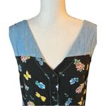 No Boundaries Vintage 90’s  butterfly Black romper retro cottagecore floral Photo 2