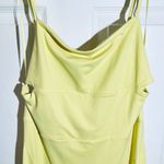 Susana Monaco Maxi Dress Nylon Stretch Fit & Flare Yellow Sz L Photo 8