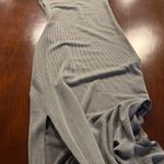 Lulus Relaxed but Not Least Sage Green Ribbed Sleeveless Maxi Dress Photo 5