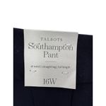 Talbots ‎ Southampton Pant Women's 16W Blue Straight Leg Full Length At Waist New Photo 2