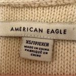 American Eagle  Floral Crochet Sweater Vest Photo 4