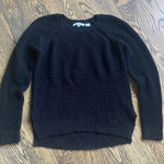 eight eight eight  Black Crew Neck Sweater Photo 0
