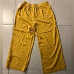 Karen Kane  Amalfi coast cropped wide pants. Gold . Size L Photo 1