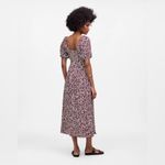 J.Crew NWT Madewell Puff Sleeve Sweetheart Midi Dress in Floral 4 need left arm elastic Photo 3