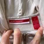 Gloria Vanderbilt Vintage Sport Zip Up Velour Hoodie Photo 4