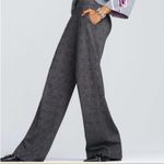 CAbi #3740 Bond High-Rise Gray Plaid Wide Leg Dress Pant Trouser, 8 Photo 2
