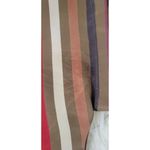 Vintage Bethany Size M Striped Earth Toned Blouse Tan Size M Photo 6