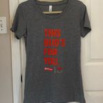 Bella Canvas  Women’s Short Sleeve “This Buds For You” Grey Short Sleeve T-Shirt Photo 0