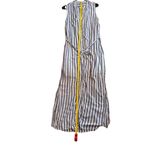 Gap  Size XS Sleeveless Maxi Shirt Dress Blue‎ White Stripe Lightweight Nautical Photo 7