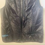 Nation U.S.A Puffer Vest Black Thinsulate Packable Hiking Nylon Sz Med Photo 6