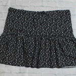 Brandy Melville - Navy Pull-On Tie Floral Print Kenzo Skirt - One Size Photo 0
