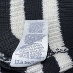 CAbi Whistle Cardigan Sweater Womens Size XXS Black White Striped Short Sleeve Photo 6