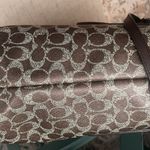 Coach  Brown and Cream Signature Tote Photo 14