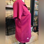 Adidas Pure Motion Medium Short Sleeve Golf Shirt Magenta Pink Photo 2
