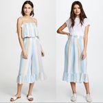 Coolchange Angel Swim Cover Up Seaside Striped Set Size S NWT Blue Photo 1