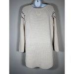 Two LOGG Knit Sweaters Bundle Cream and Grey Studded Classic Biker Size Large Gray Photo 5