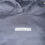 Alphalete  Black Camo Hoodie with White Logo - Size Medium Photo 1