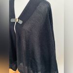 Marc New York  Sweater Cape - One Size - Black - holiday sweater Photo 2