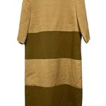 PARTOW Griffin Colorblock Shift Dress CHAMPAGNE DUNE COMBO Size 4 Photo 0