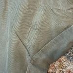 Aerie  Tie Waist Flowy Beach Shorts in Olive Green Size M Photo 3