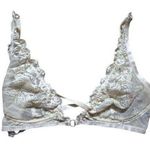 Out From Under URBAN OUTFITTERS White Lace Bralette Bra Criss Cross Strap Medium Photo 0