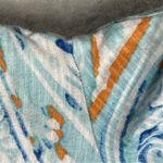 Chico's  paisley v-neck tee t-shirt womens Size 3 (XL) blue short sleeve beach Photo 11