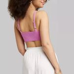 Wild Fable Target Ribbed Sweater Tiny Tank Top Purple Lavender Size XXS 00 Photo 1