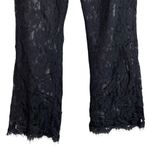 Vintage Black Lace Pants 90s Size 10 Photo 2