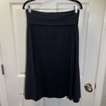 Patagonia Fold Over Morning Glory Midi Skirt Black Size Large Photo 2