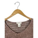 EXPRESS Babydoll Top Women's Brown Floral Smocked Y2K Urban Romantics Small Romantic Photo 5