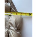 Uniqlo Ultra Light Down Vest Size Large Beige Wide Quilt Puffer Lightweight Photo 4