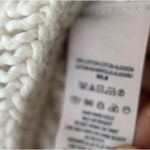 Free People Infinite V Neck Open Weave Knit Oversized Chunky Sweater Layer XS S Photo 10