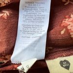 Madewell Ladder-Trim Ruffle Red Floral Print Top in Homestead Bouquet Sz M NWT Photo 5