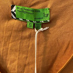 NWT Free People x Sandrine Rose ginger (orange) vneck shirt size small Orange Photo 1