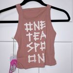 One Teaspoon NWT  Bamboo Rally Tank - Pink Photo 3