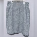 Preston & York  Heathered Blue Pencil Skirt Photo 4