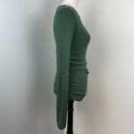 n:philanthropy Green Gavin Cutout Ruched Long-Sleeve Soft T-Shirt Large NEW Photo 5