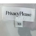 Privacy Please Revolve | XS | Delfina Lilac Floral Cropped Puff Shoulder Blouse Photo 2