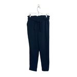 Maurice's Black Paperbag High Rise Tie Waist Tapered Crepe Pants Photo 1