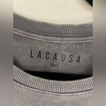 Lacausa NWT  Slater Sweatshirt Washout Grey Size S Oversized Photo 7