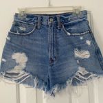 Abercrombie & Fitch Abercrombie Ultra High Rise Denim Shorts Photo 0