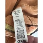 ASOS Pants Women's 26 Camel Wide Leg Crop Cotton Denim Fall Neutral Indie Photo 6