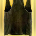 Free People  Initimately Black Tank Cami Intimately Ribbed Knit Top Size large Photo 6