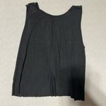 True Religion  Sleeveless Tank Top Black Open Back blouse Size XS modal 90s Y2K Photo 9