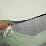 Unbranded Sheer Floral Lightweight Viscose Square Scarf India Blue Photo 9