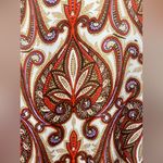 Michael Kors MICHAEL  Paisley Blouse in Red and Brown Photo 7